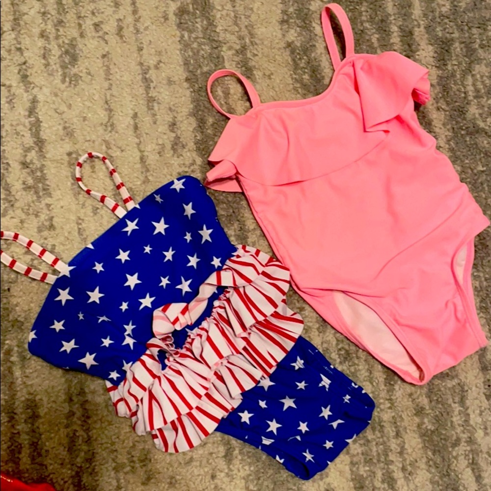 One gap and one Old Navy swimsuit.
